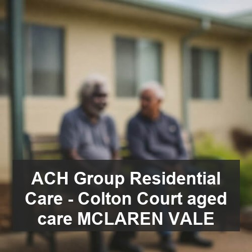ACH Group Residential Care - Colton Court aged care MCLAREN VALE
