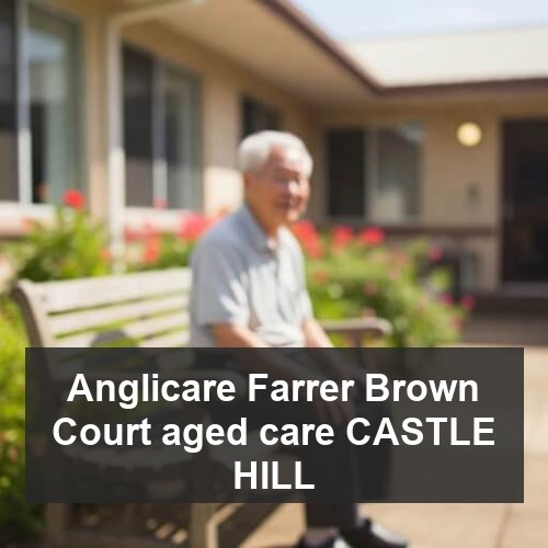 Anglicare Farrer Brown Court aged care CASTLE HILL