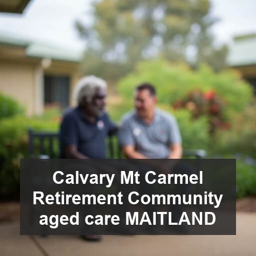 Calvary Mt Carmel Retirement Community aged care MAITLAND