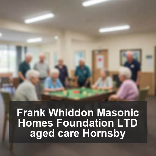 Frank Whiddon Masonic Homes Foundation LTD aged care Hornsby