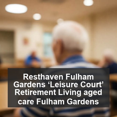 Resthaven Fulham Gardens ‘Leisure Court’ Retirement Living aged care Fulham Gardens