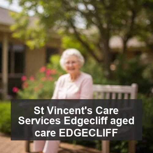 St Vincent's Care Services Edgecliff aged care EDGECLIFF