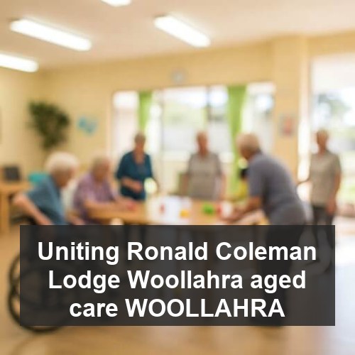 Uniting Ronald Coleman Lodge Woollahra aged care WOOLLAHRA